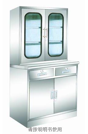 上海跃进不锈钢玻璃药品柜II型SMC-05